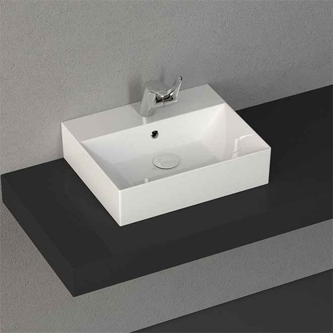 ISVEA SİSTEMA Z  DOLAP UYUMLU TEZGAH ÜSTÜ LAVABO 51 CM 10SF50051