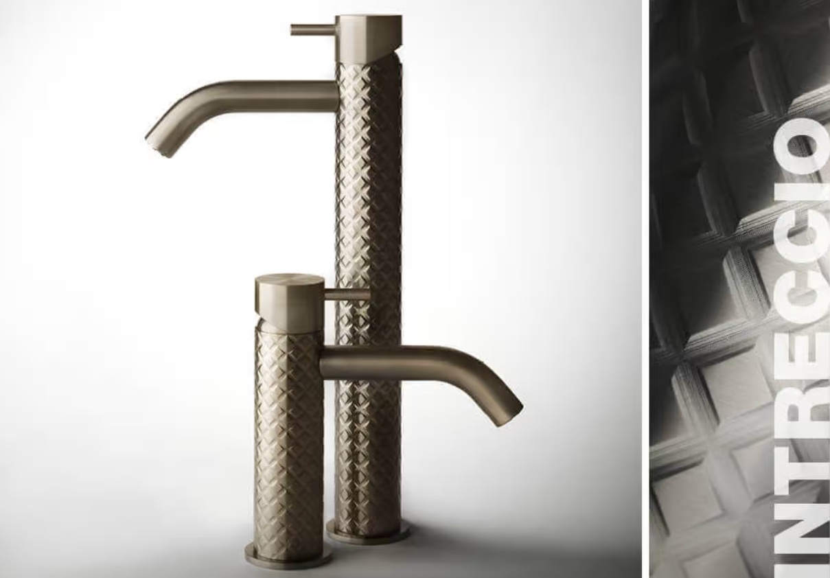 GESSI INTRECCIO Yüksek Lavabo Bataryası 54104 Bakır TEŞHİR