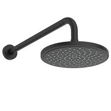 Ideal Standard Idealrain Duvardan Tepe Duşu 200mm-Silk Black-Yuvarlak BD140XG-B9445XG