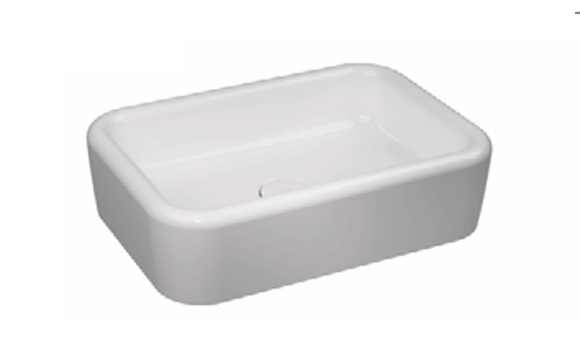 ISVEA Curvo Parlak Beyaz Lavabo 60 cm 10CR67060-TRV