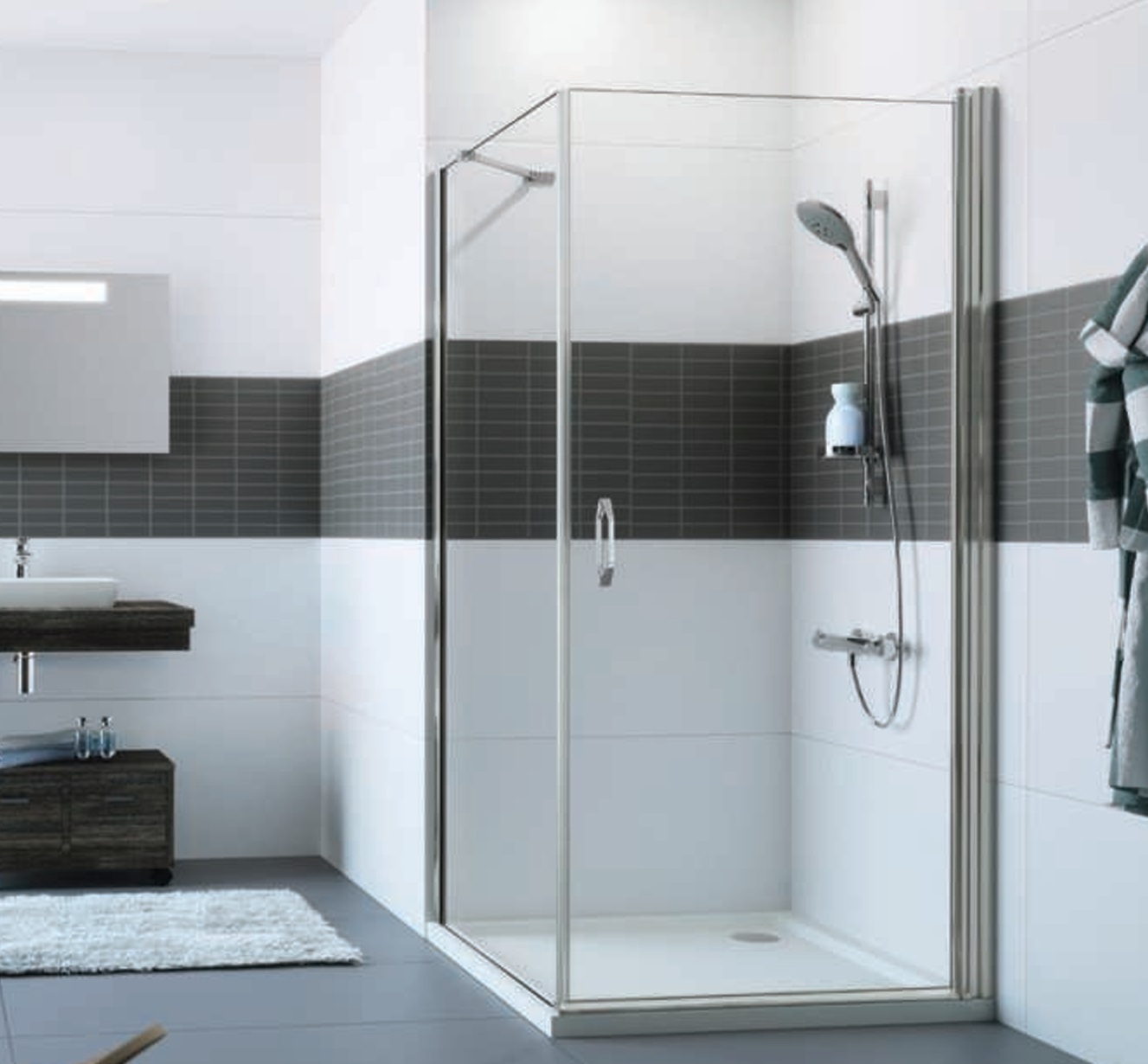 Hüppe Design AK C SOLO T Temper Cam Kabin