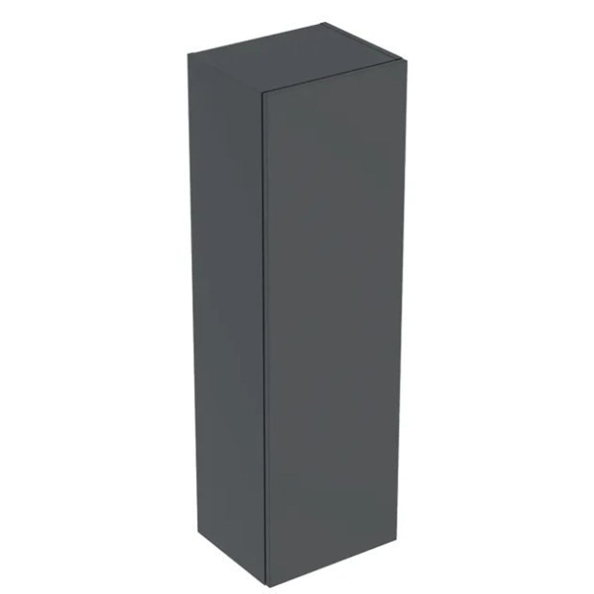 Geberit Smyle boy dolap, 120 cm Mat Antrasit 500.361.JK.1
