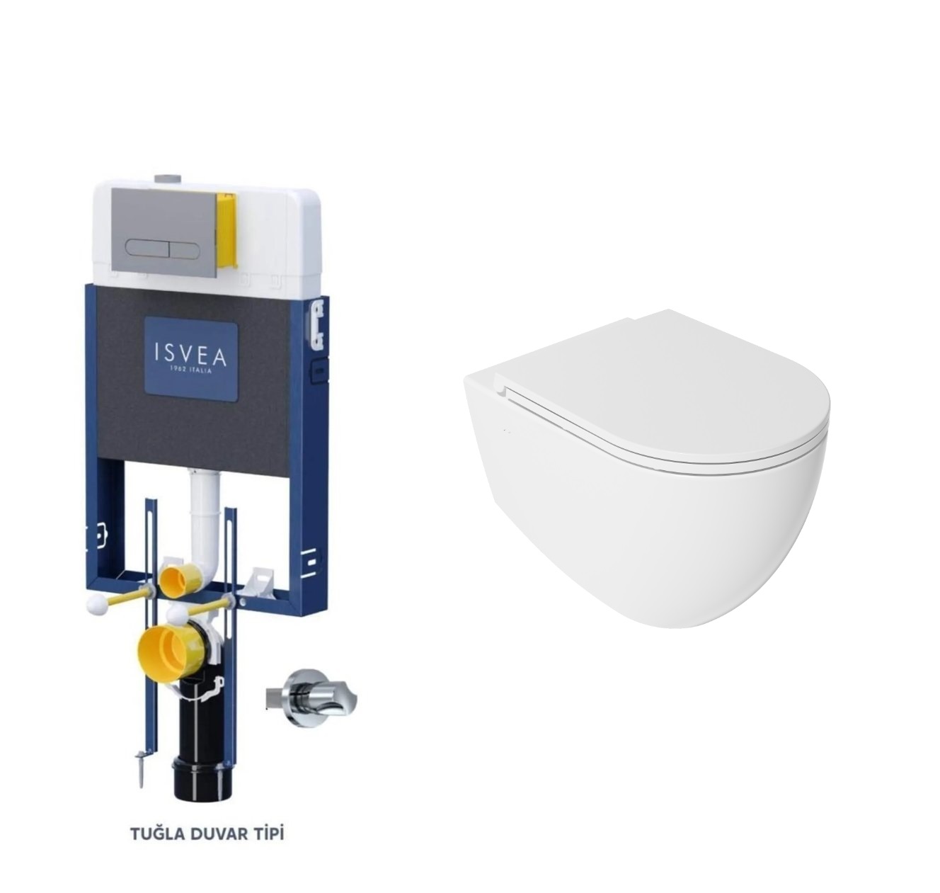 Isvea Gömme Rezervuar & Infınıty Klozet Set Kampanyası