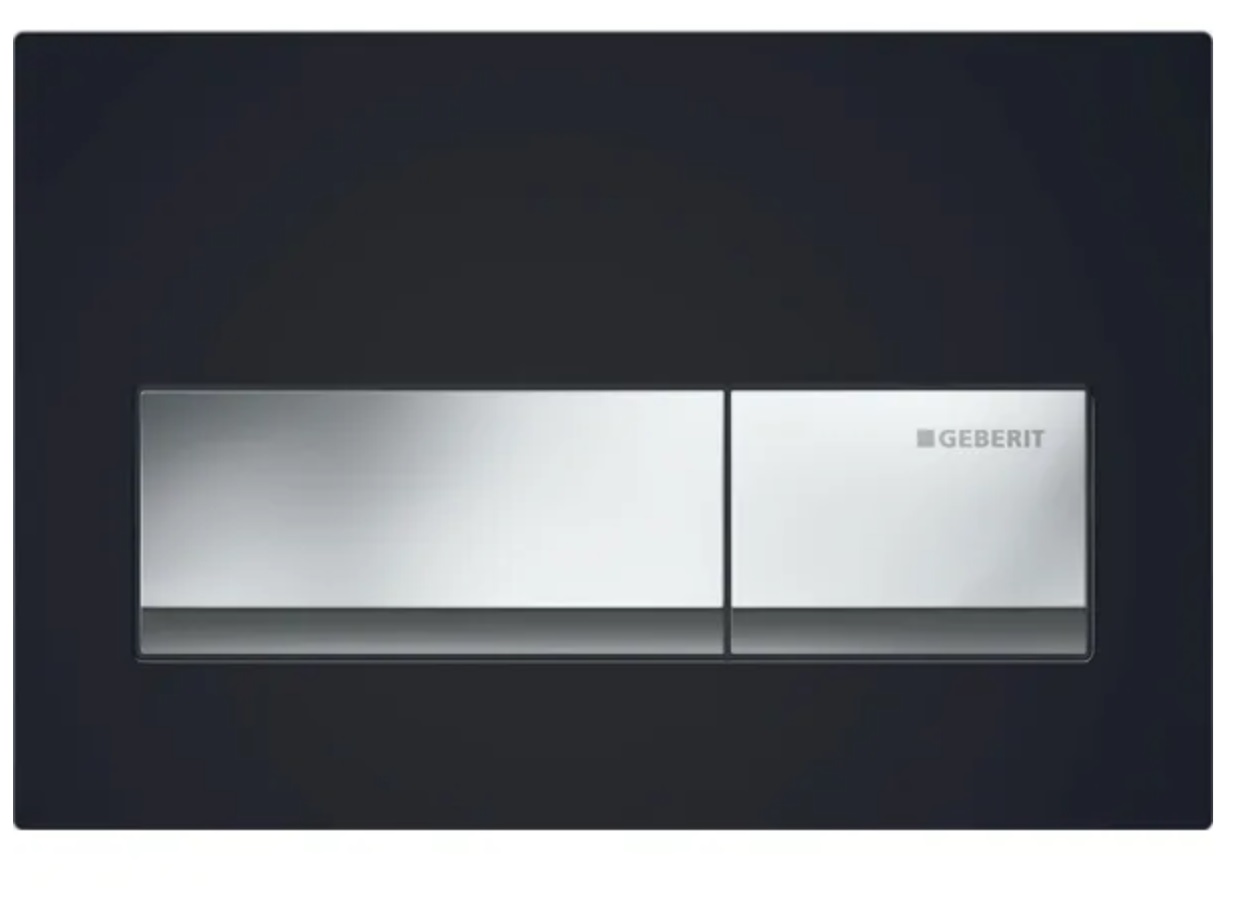 GEBERIT KUMANDA KAPAĞI ALPHA 50 2-K SİYAH 115.060.DW.1