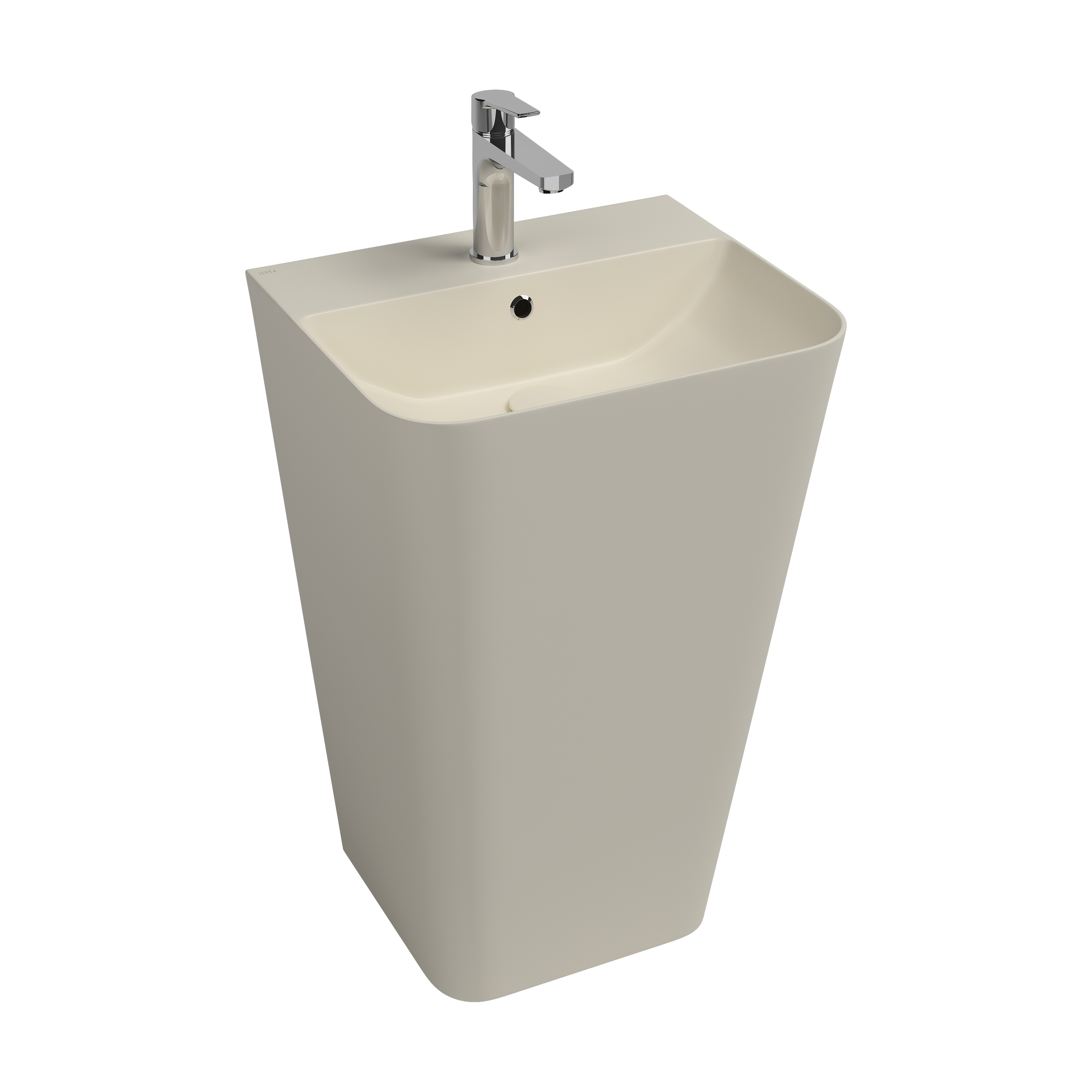 ISVEA SOTT AQUA MONOBLOK YERDEN LAVABO 50CM 10SQ37001 2K