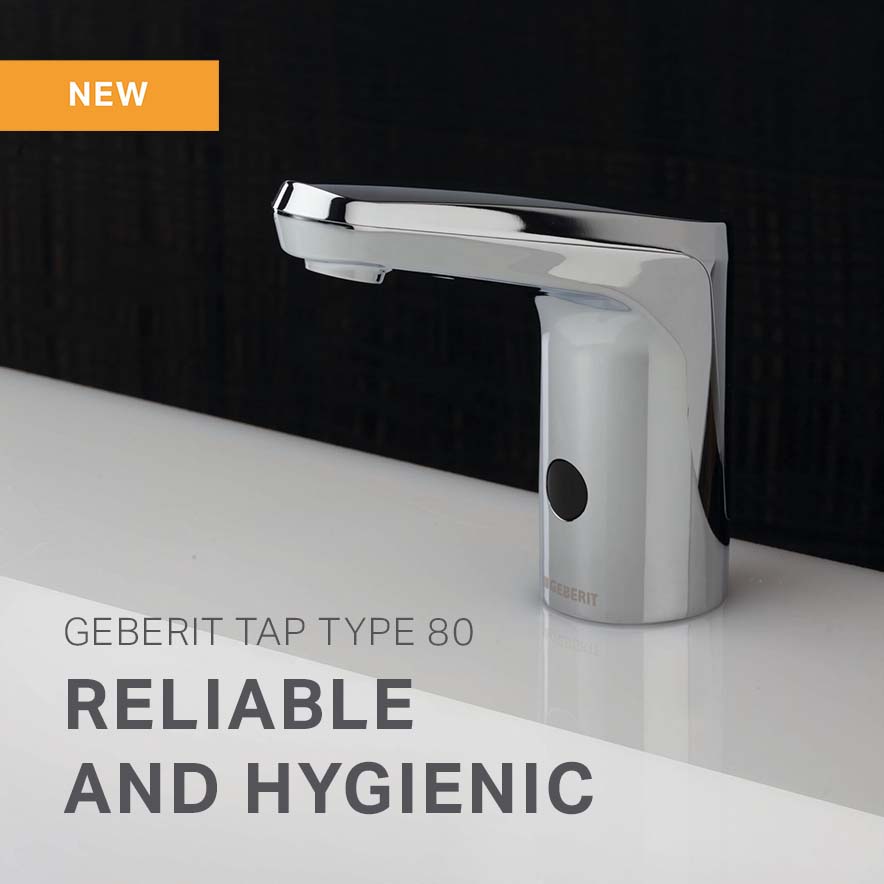 Geberit Type 80 Fotoselli Batarya - Tek su girişli, Pilli 116.131.21.1