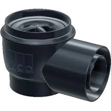 Aco EasyFlow Plastik Süzgeç Gövdesi Yatay Çıkış DN70/100 2700.05.00