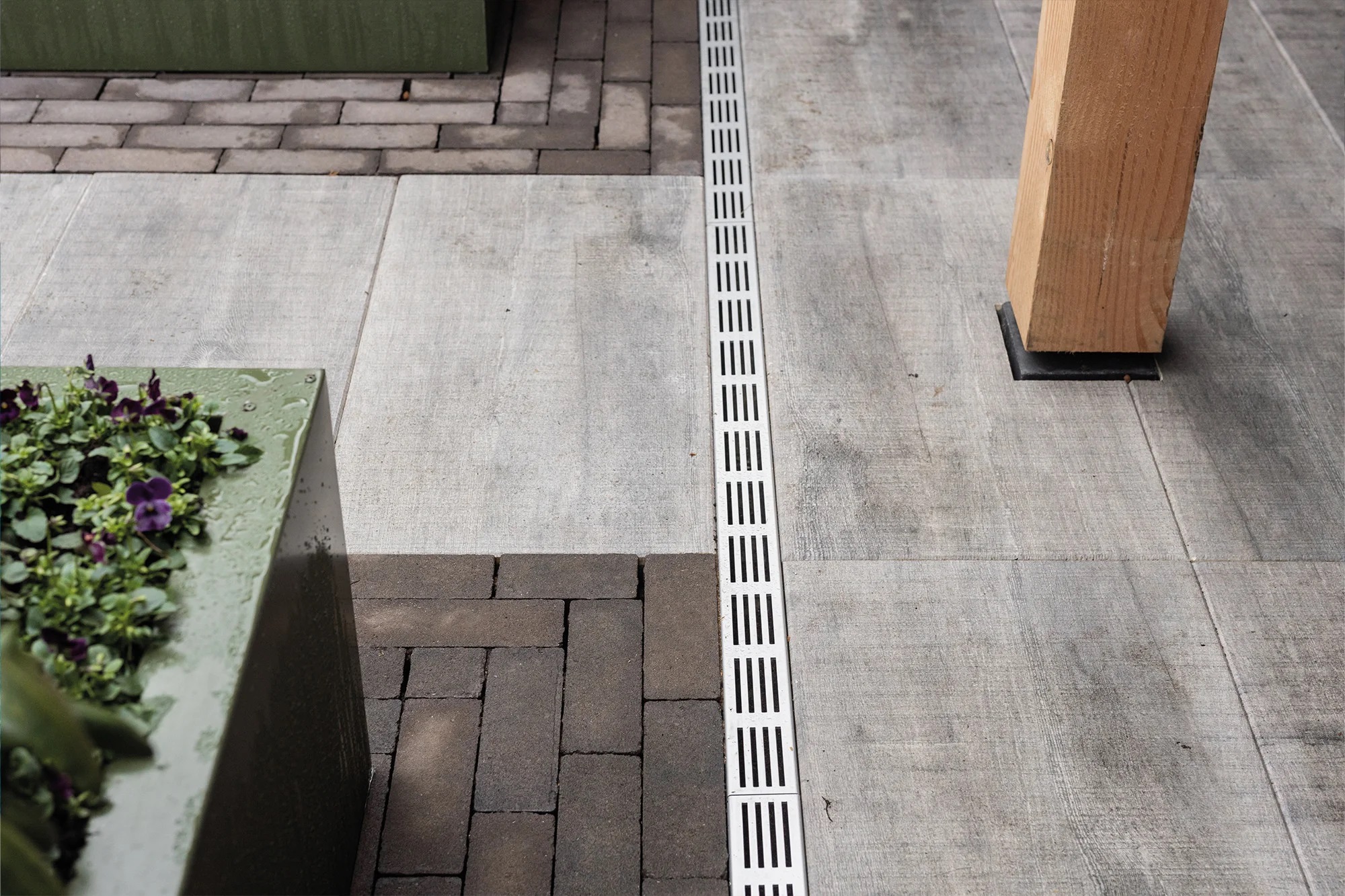 Aco Slimline L=1000mm W=61,3mm H=103,3mm Paslanmaz Çelik Izgaralı  3007941