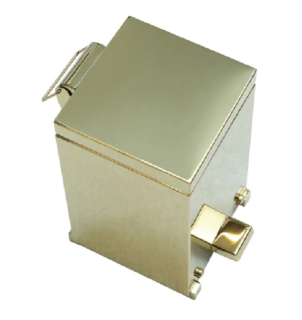 Aksy Pirinç Pedallı Çöp Kovası K/K 4426 Pvd Gold