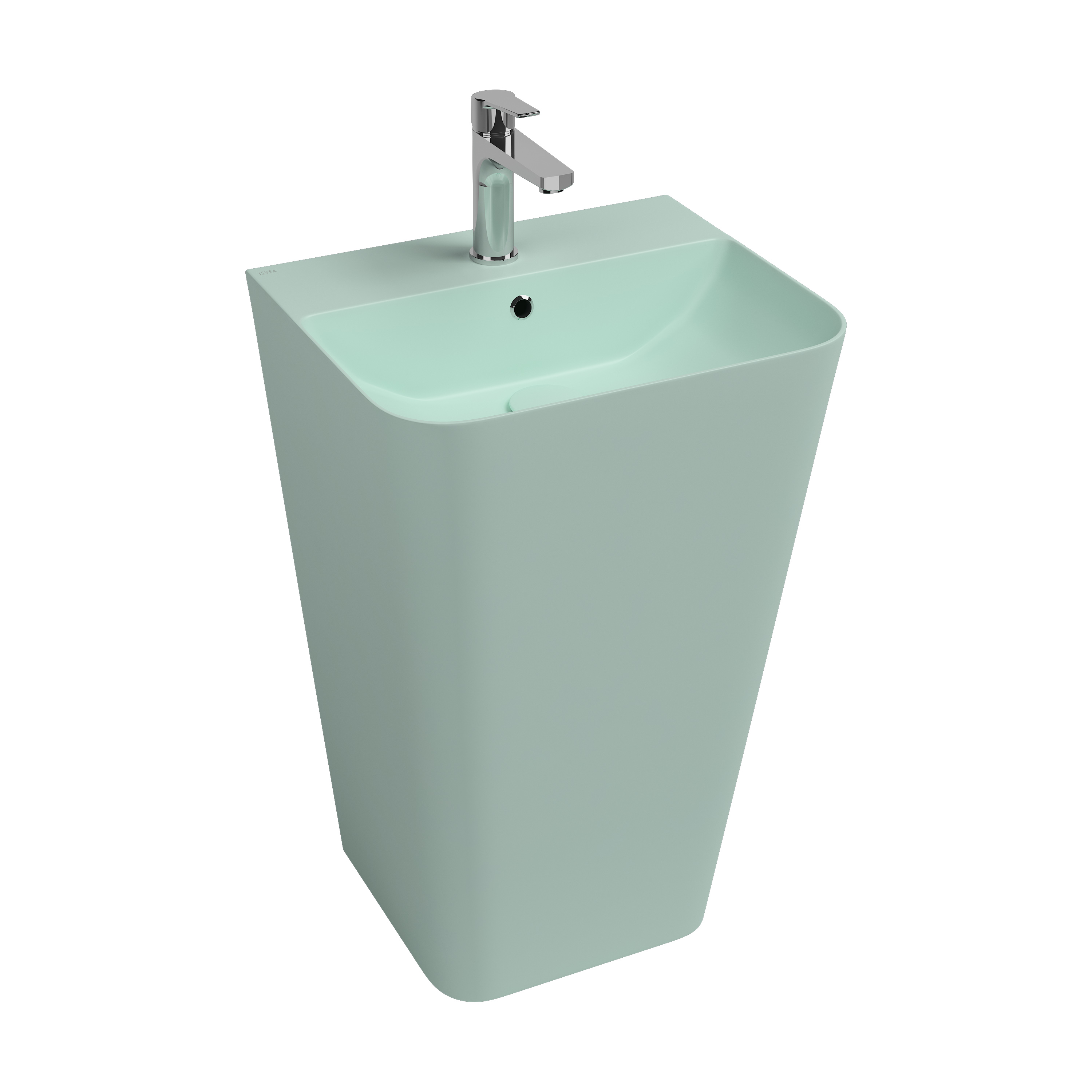 ISVEA SOTT AQUA MONOBLOK YERDEN LAVABO 50CM 10SQ37001-2T