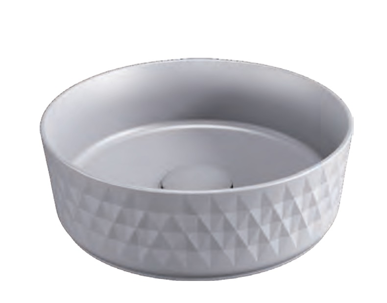 ISVEA DAVANTI 10NF67036-2V TEZGAH ÜSTÜ ÇANAK LAVABO TAŞ GRİ