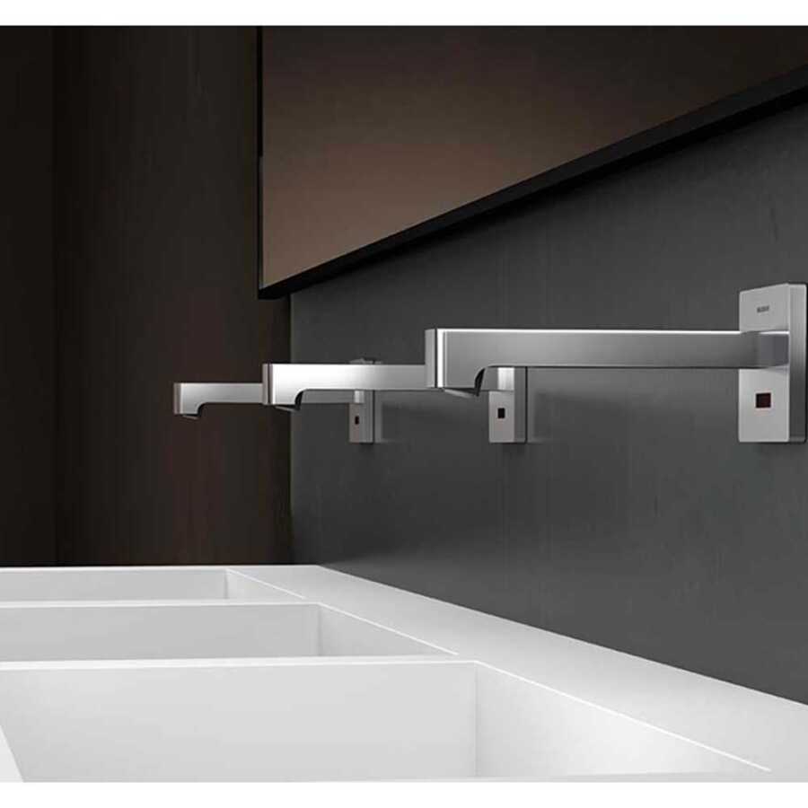GEBERIT BRENTA 17 CM ANK. FOTOSELLİ BATARYA KROM ÇİFT GİRİŞ ELEKTRİKLİ 116.272.21.1 + MONTAJ ELEMANI