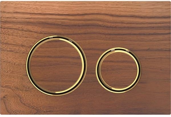 Geberit Sigma 50 Round (Eski Sigma21) Prinç buton- Ahşap Yüzey 115.650.jx.1