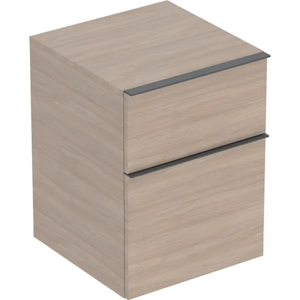 Geberit İcon Çift Çekmeceli Yan Dolap 45cm Meşe 502.315.JH.1