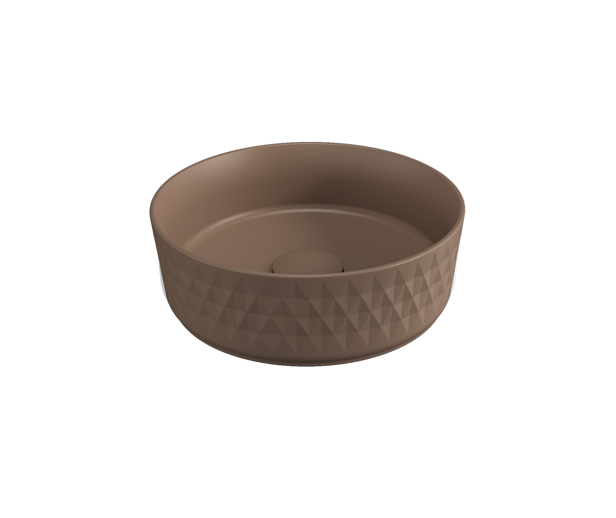 ISVEA DAVANTI 10NF67036-2H TEZGAH ÜSTÜ ÇANAK LAVABO VİZON