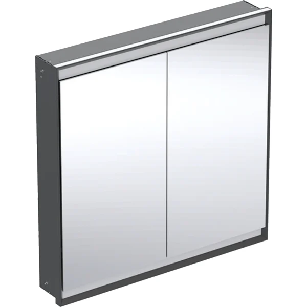 Geberit ONE aynalı dolap, ComfortLight özellikli, sıva üstü montaj, 90x90 cm 505.813.00.2