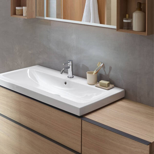 Geberit İcon Tezgah Üzeri Lavabo  B90 124590000