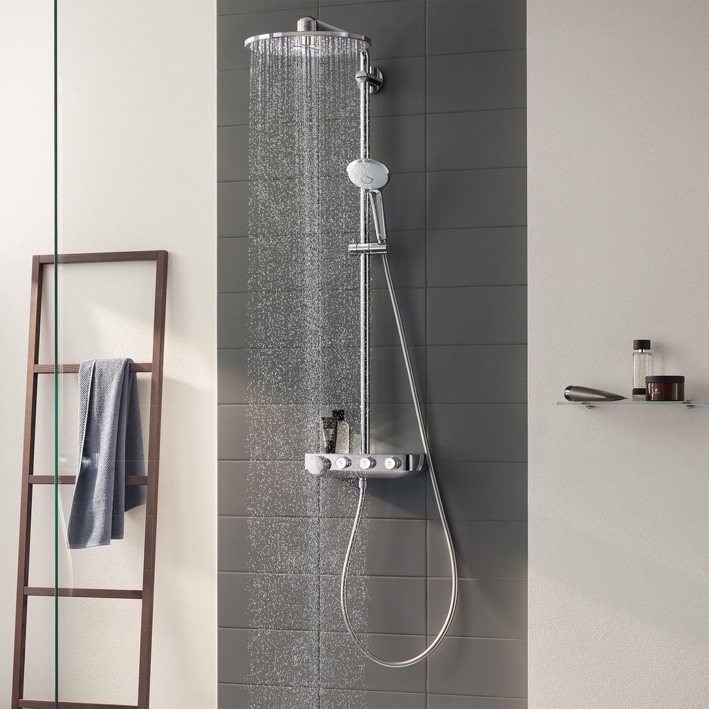 Grohe Euphoria SmartControl 310 Duş sistemi Duvara monte termostatik bataryalı duş sistemi 26507000