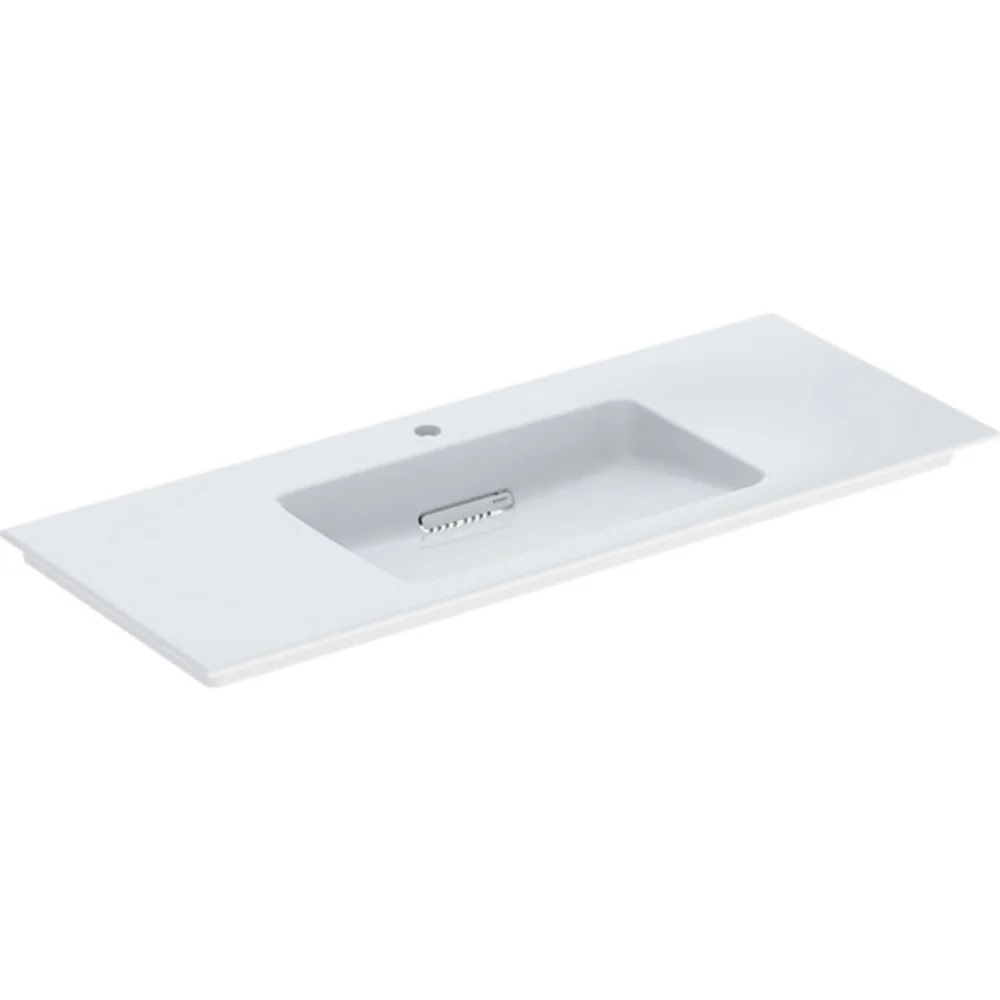 GEBERIT ONE CLEARDRAIN ETAJERLİ LAVABO 120 CM BATARYA DELİKLİ 505.017.00.1