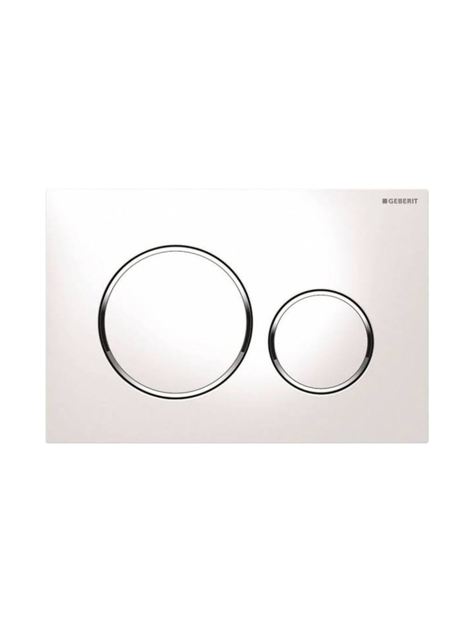 GEBERIT SİGMA20 KUMANDA KAPAĞI ÇİFT BAS.MAT BEYAZ/PRLK/MAT 115.882.JT.1