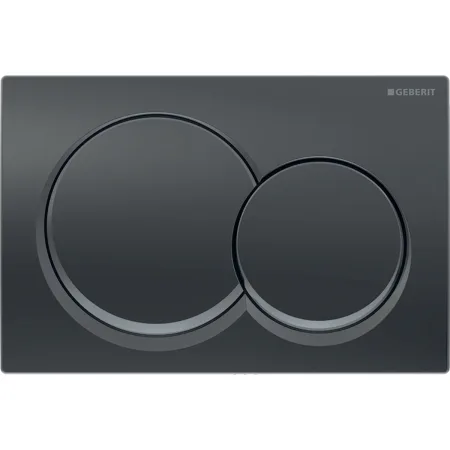 Geberit Kumanda Kapağı Alpha01 Round - Çift Basmalı 115.035.QC.1