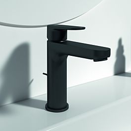 Ideal Standard Cerafine O Grande Lavabo Bataryası-Silk Black-Sifon Kumandasız BC554XG