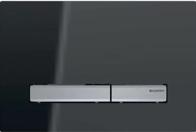 Geberit Sigma50 Square Krom Buton- Antracite Cam  Yüzey 115.788.jk.2