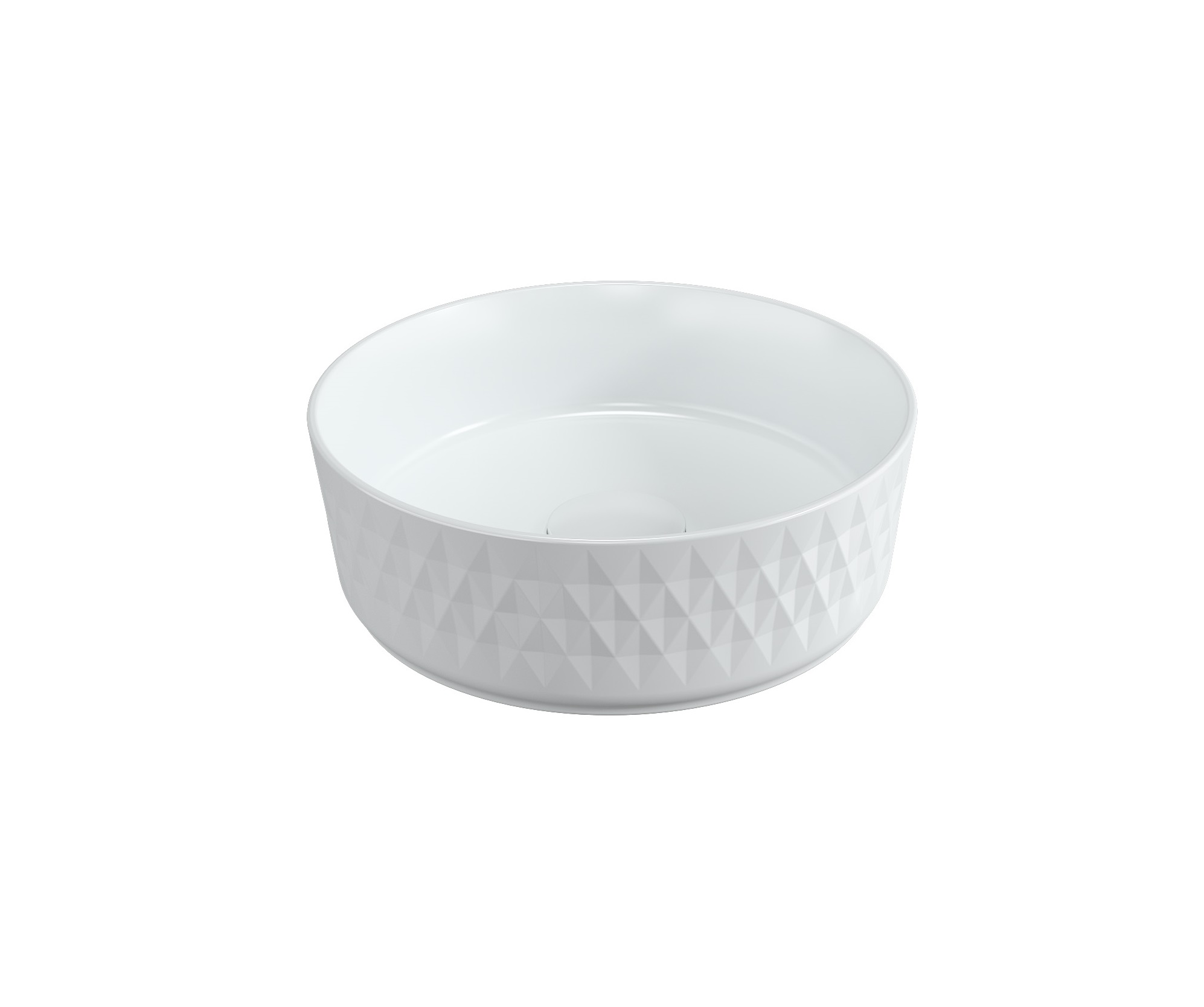 ISVEA DAVANTI 10NF67036-2L TEZGAH ÜSTÜ ÇANAK LAVABO MAT BEYAZ
