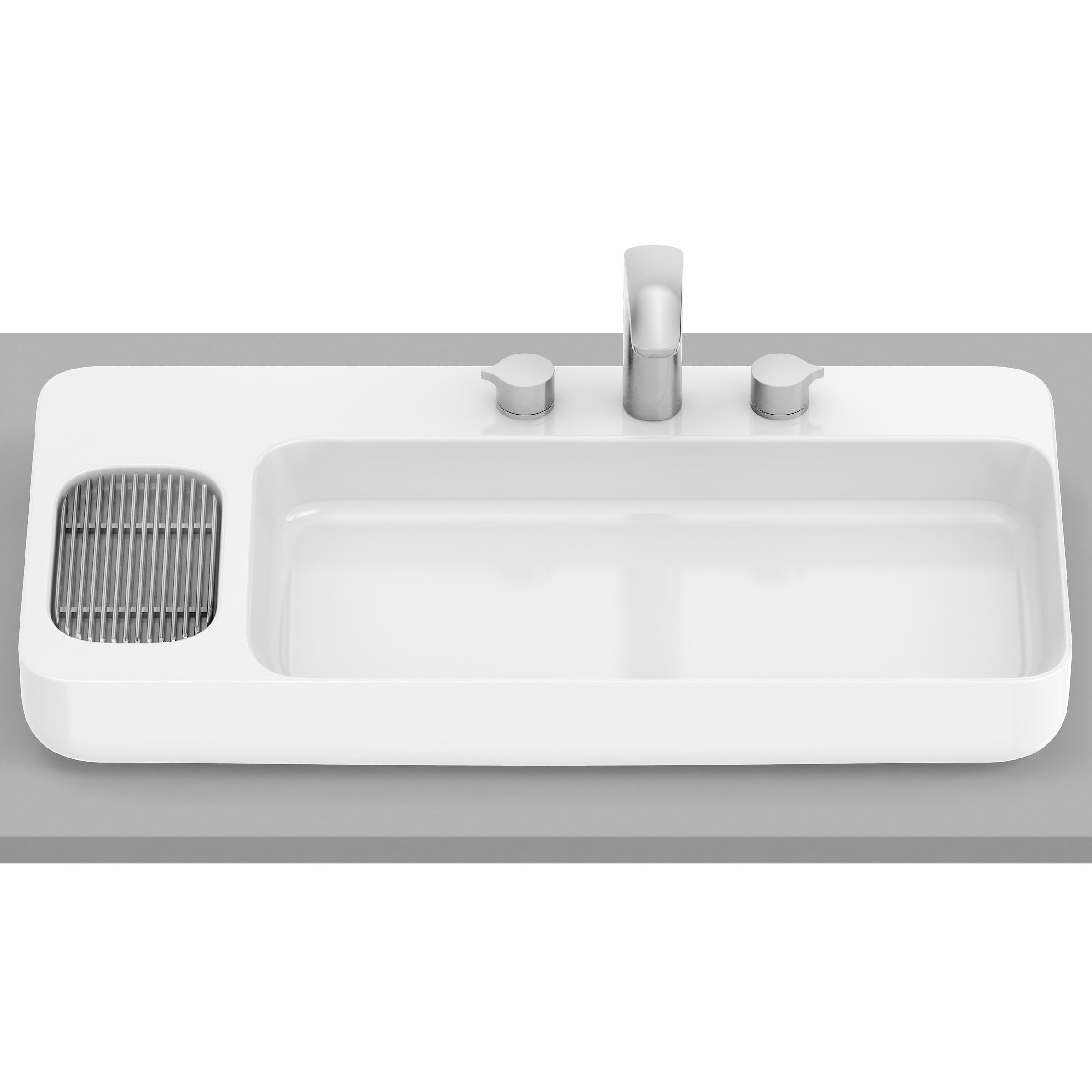 ROCA INFINITY Tezgah Üstü Lavabo 80x42 CM