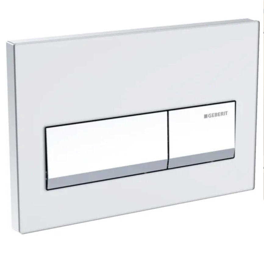 GEBERIT KUMANDA KAPAĞI ALPHA 50 2-K BEYAZ 115.060.11.1