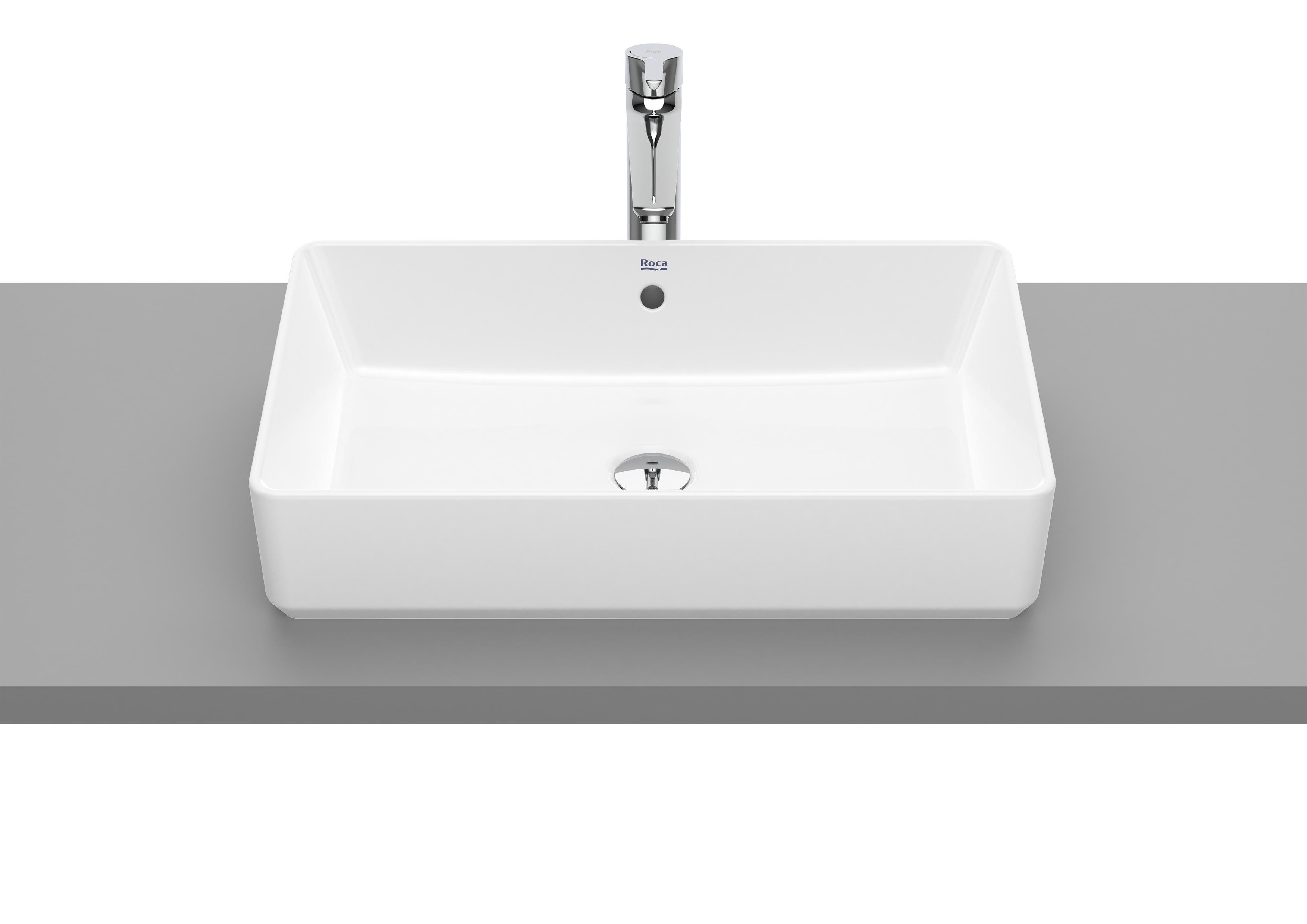 ROCA  GAP SQUARE TEZGAH USTU CANAK LAVABO 600X370X130  A3270Y2000