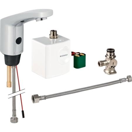 GEBERIT TYPE 185 FOTOSELLİ LAVABO BATARYASI MİX GENERATOR 116.365.21.1 - JENERATÖRLÜ