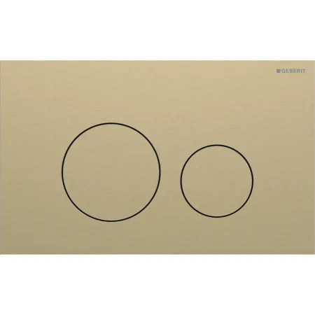Geberit Kumanda Kapağı Sigma40 Round - Çift Basmalı Pirinç 115.628.QF.1