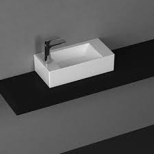 ISVEA SİSTEMA Z BEYAZ EXT. DEKORSUZ SOLDAN BAT. DEL. TEZGAH ÜSTÜ LAVABO 50 CM 10SF50050
