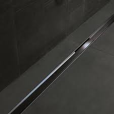 GEBERIT CLEANLİNE80 DUŞ KANALI KAPAĞI SİYAH KROM 154.440.QC.1