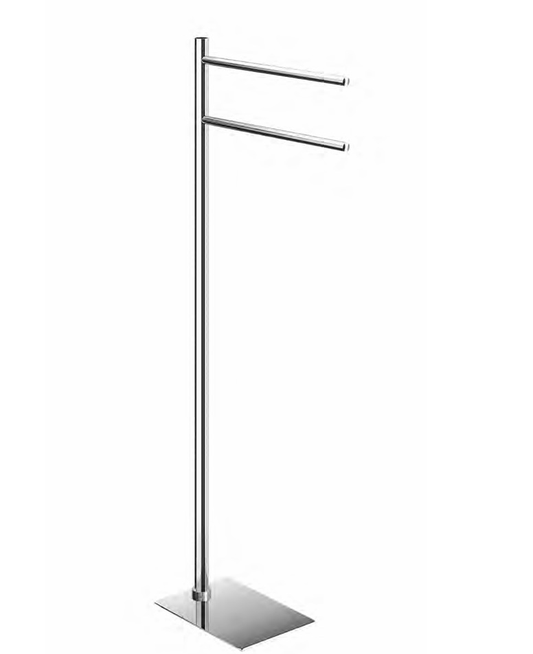 Gedy  Ayaklı Havluluk, 34 x 83.3h x 14 cm, Trilly, Krom TR31/13