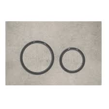 Geberit Sigma 50 Round (Eski Sigma21) Siyah Krom Buton- Beton-Siyah Krom 115.651.JV.1