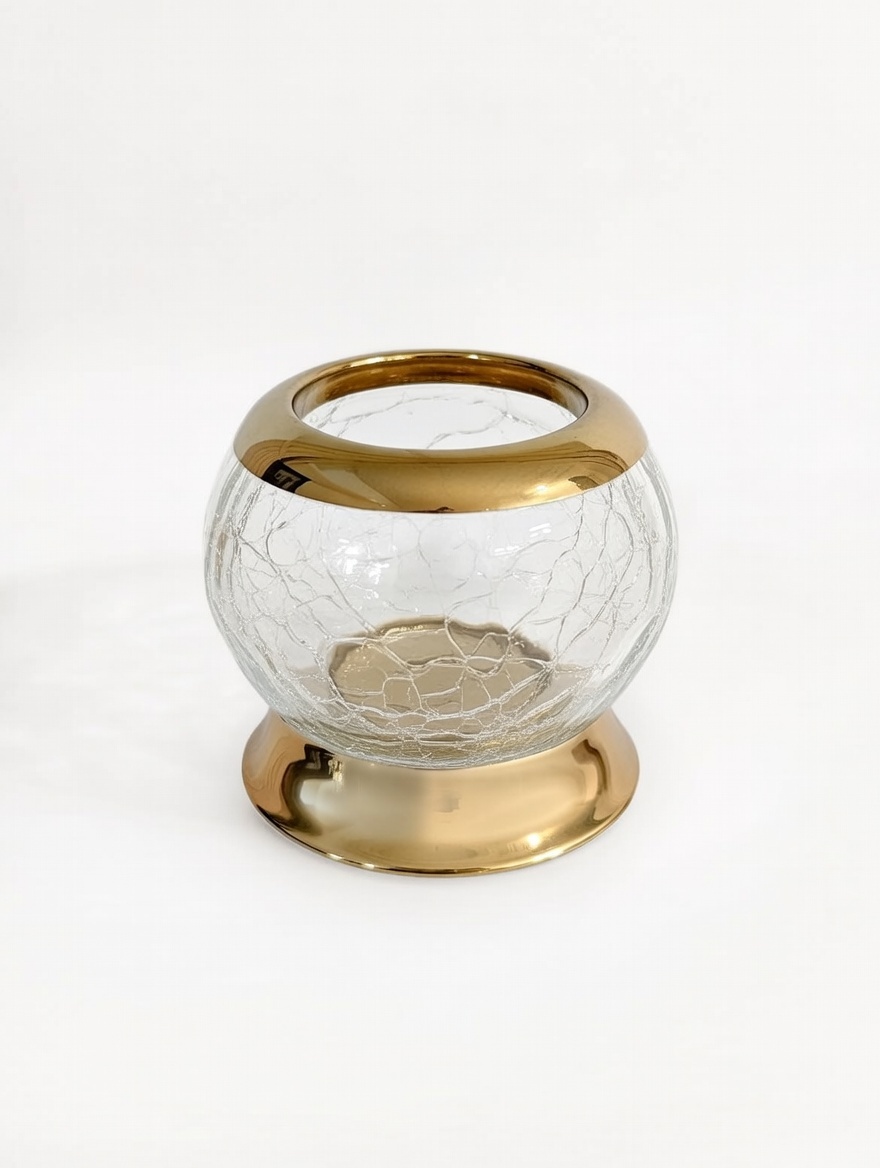 Aksy Pirinç Setüstü Diş Fırçalık Cam 7550 Pvd Gold