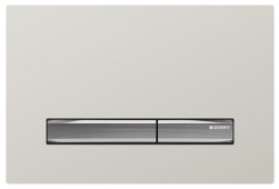 Geberit Sigma50 Square Krom Buton- Kum Grisi Yüzey 115.788.jl.2