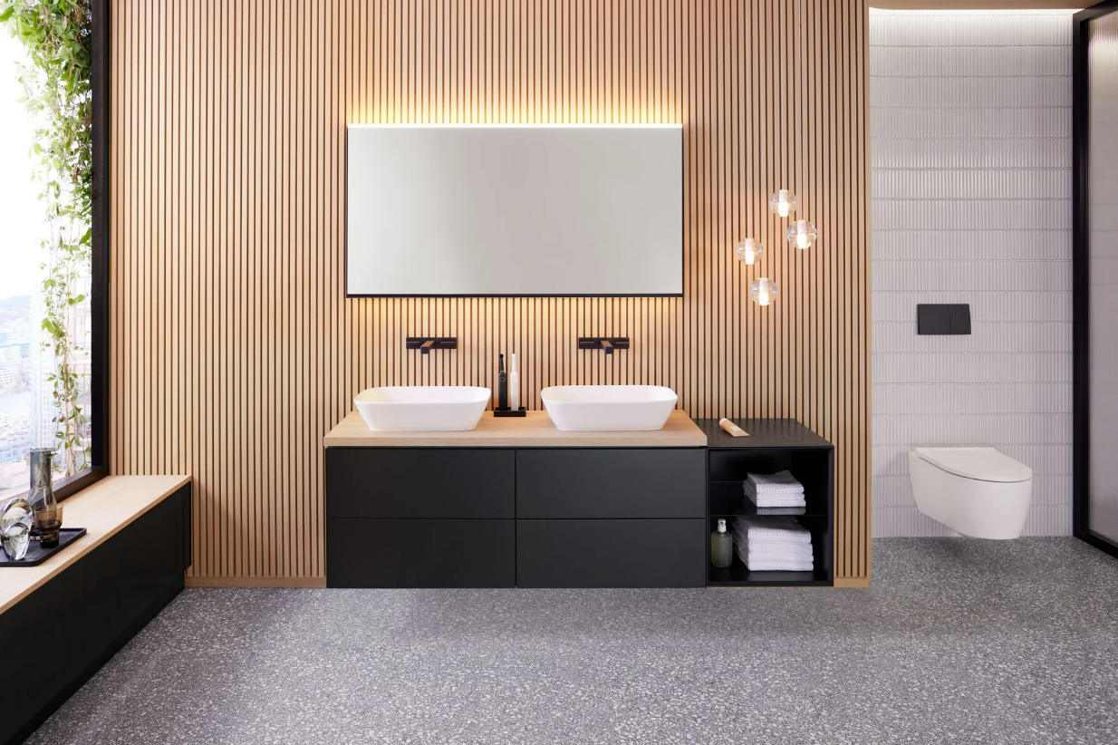Geberit Option Plus doğrudan ve dolaylı aydınlatmalı ayna, 120 cm 502.785.00.1