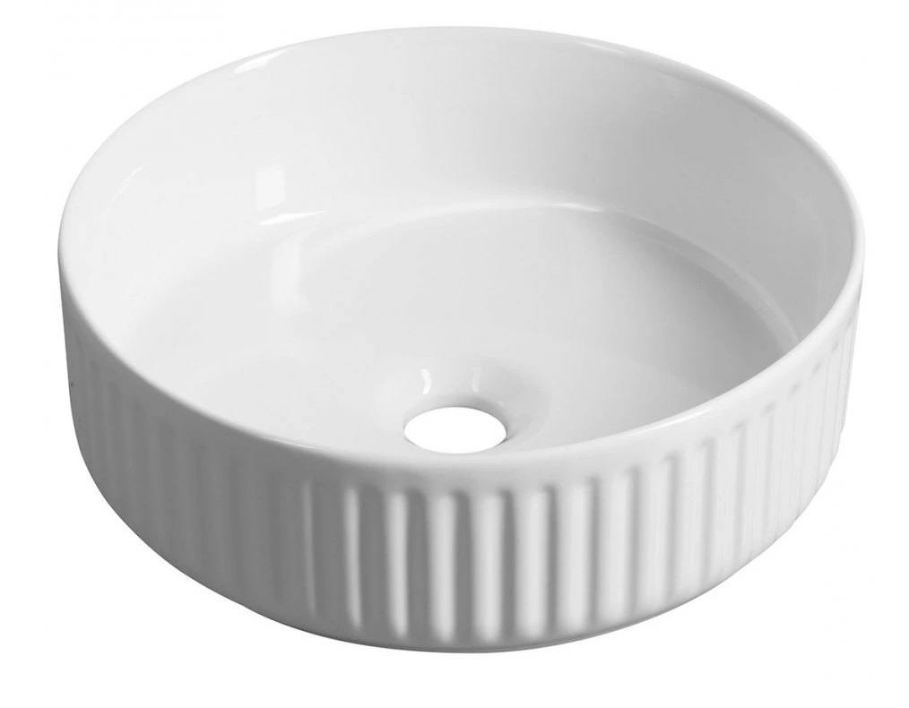 ISVEA ION 10NF66036 TEZGAH ÜSTÜ ÇANAK LAVABO PARLAK BEYAZ