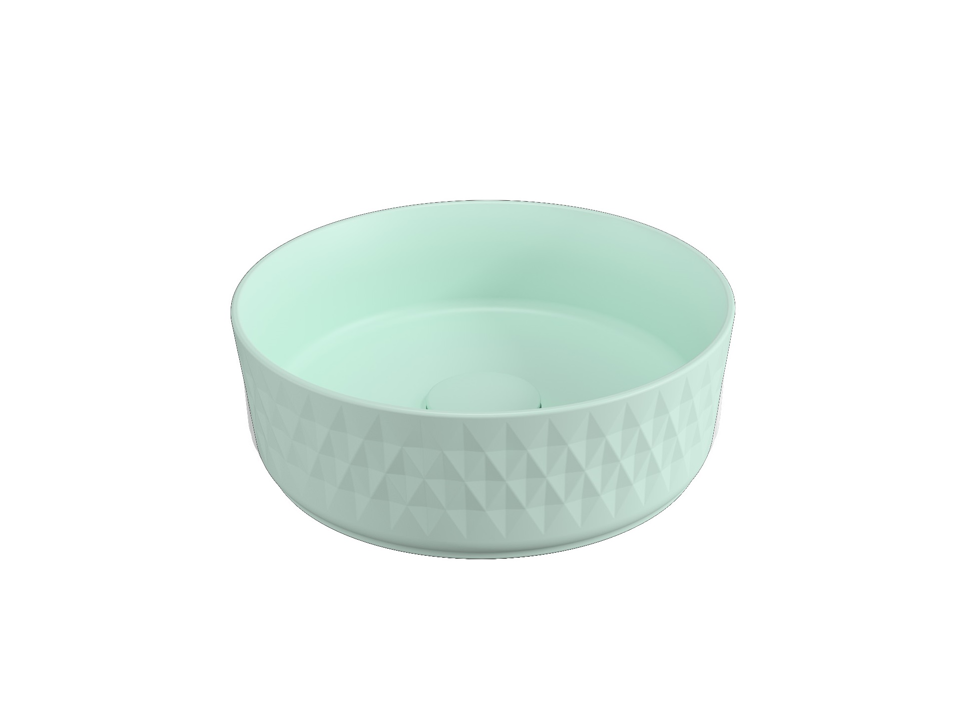ISVEA DAVANTI 10NF67036-2T TEZGAH ÜSTÜ ÇANAK LAVABO MİNT