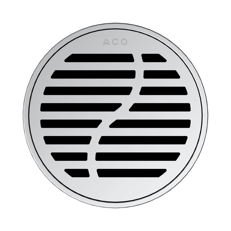 Aco EasyFlow Paslanmaz Çelik Yuvarlak Izgara "Wave" 136 mm 5141.25.28