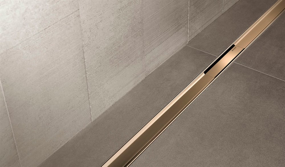GEBERIT CLEANLİNE80 DUŞ KANALI KAPAĞI ŞAMPANYA 154.440.39.1