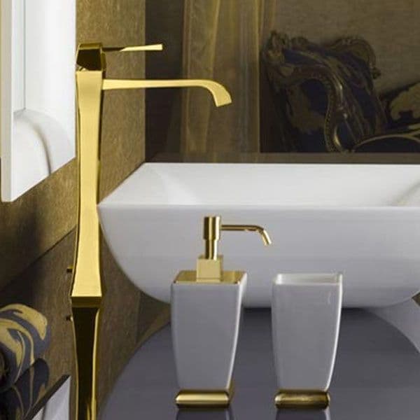 GESSI MIMI Yüksek Lavabo Bataryası 11988-080 Altın TEŞHİR