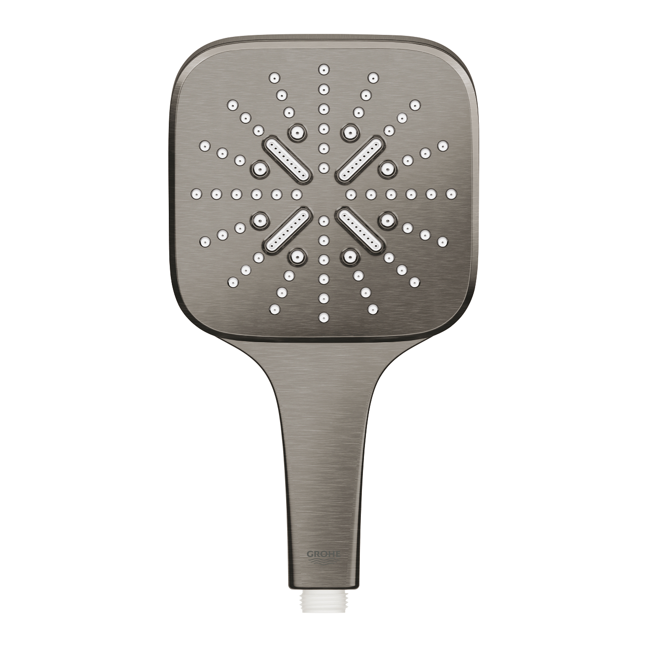 Grohe Rainshower SmartActive 130 Cube El duşu 3 akışlı brushed hard graphite - 26582AL0