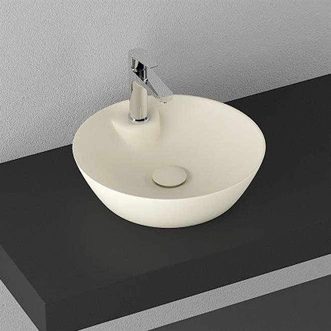 ISVEA SİSTEMA Y SOFT TEZGAH ÜZERİ LAVABO 45 CM FİL DİŞİ 10SY65045 2K