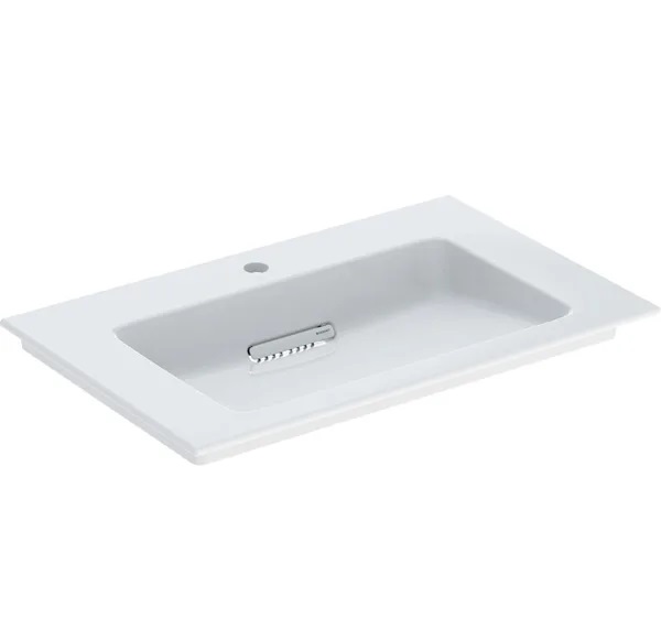 GEBERIT ONE CLEARDRAIN ETAJERLİ LAVABO 75 CM BATARYA DELİKLİ 505.004.00.1