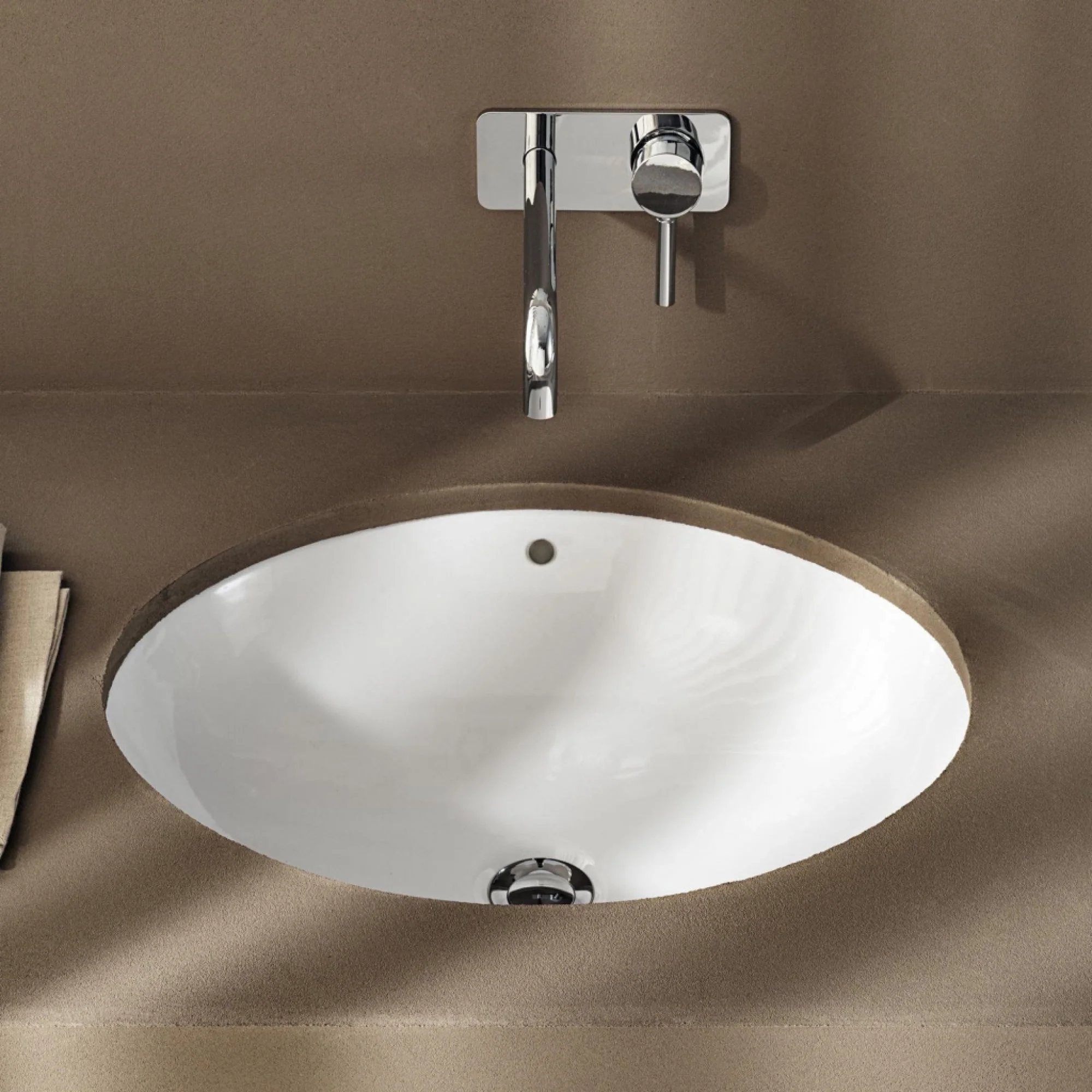 GEBERIT VARİFORM TEZGAH ALTI LAVABO OVAL B42 500.748.01.2