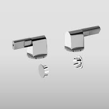 GESSI ELEGANZA Asma Klozet için Soft Close Kapak Menteşesi Krom